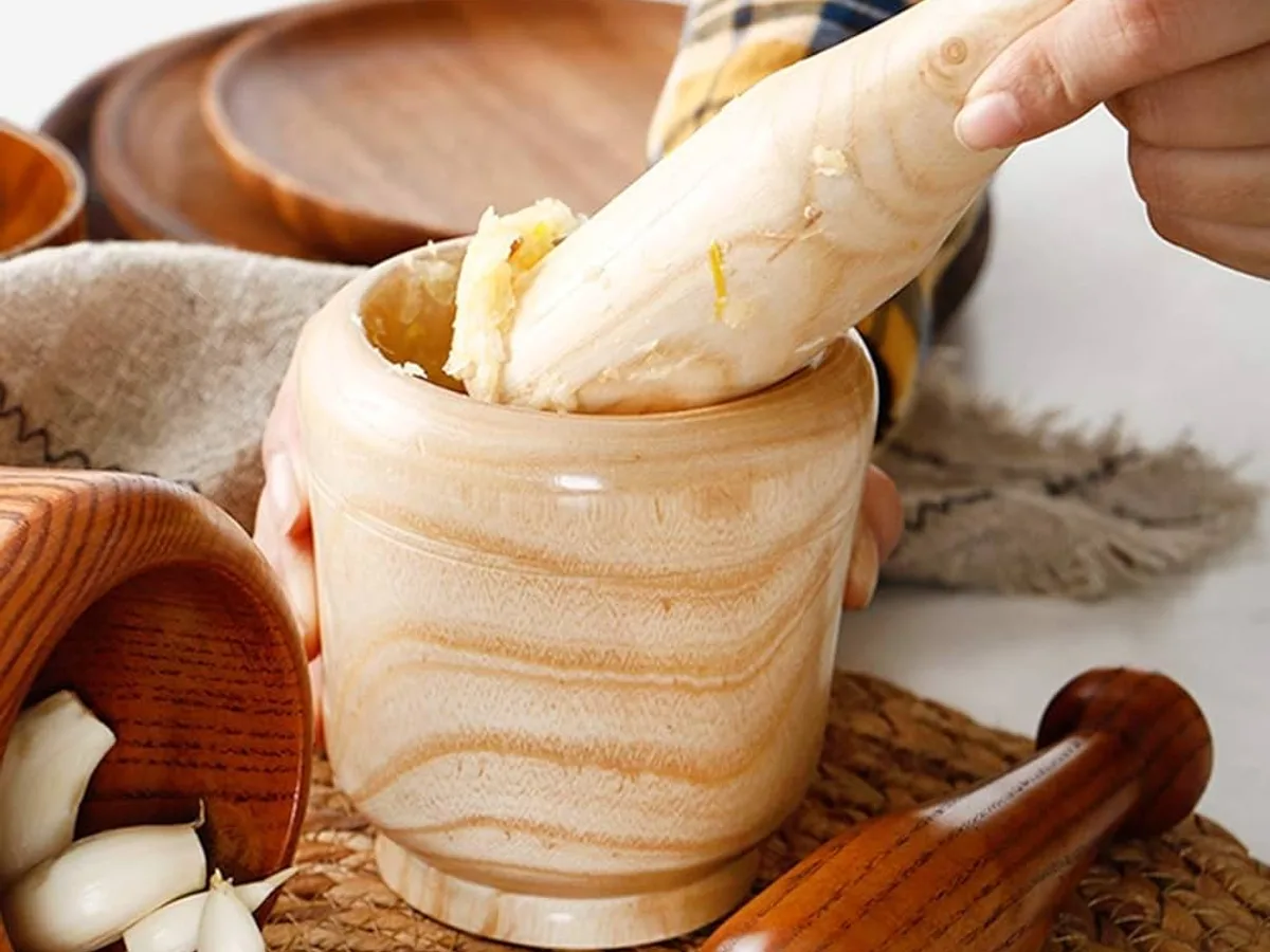 Mortier et Pilon en Bois Massif - Deko & Wohnen - Marseille